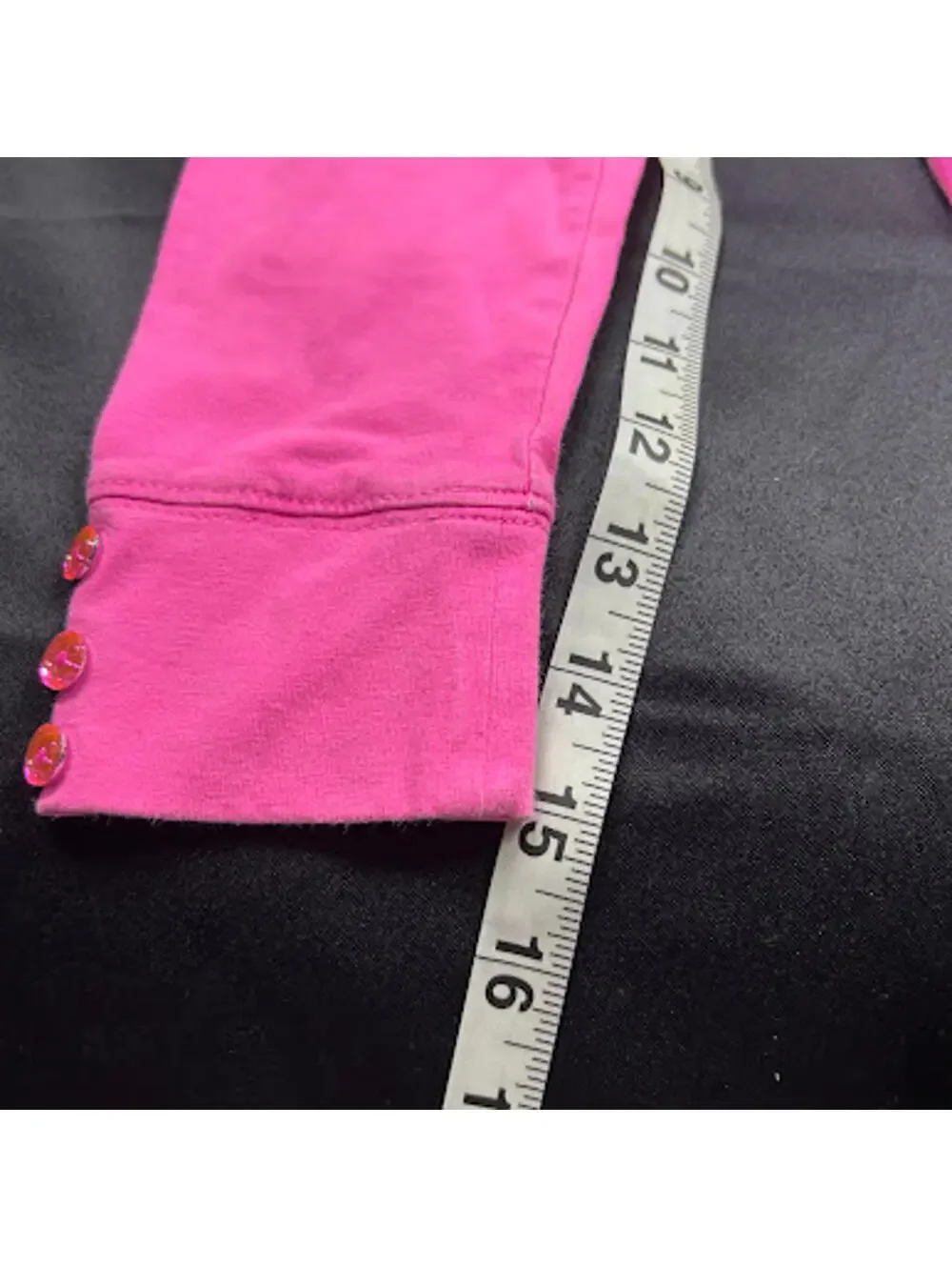 Carter’s Girls Pink Leggings Size 4T‎ Button Cuff Stretch Pants